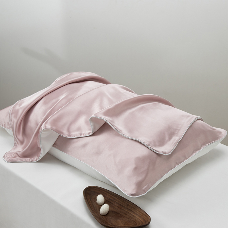 Silk pillowcase 100 Mulberry Silk solid color 16 m rolled envelope in stock processing edge covered single-sided silk