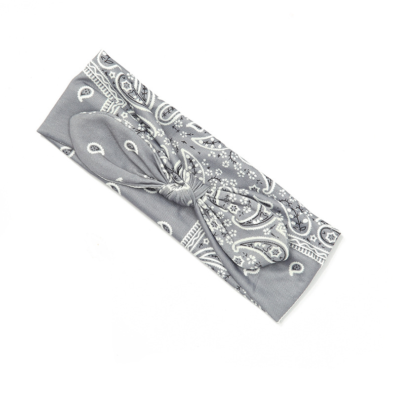 Europe and the United States new cashew flower headband cute bow hair band home wash simple hair accessories headdress cross-border wholesale