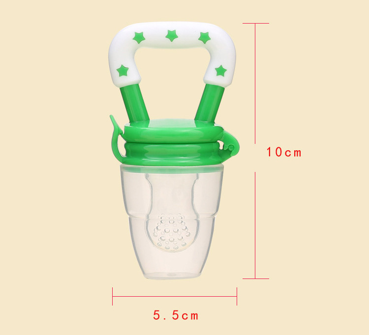 Cross-border in stock fruit and vegetable music fruit food supplement silicone bite music star bite fruit and vegetable bag bite music