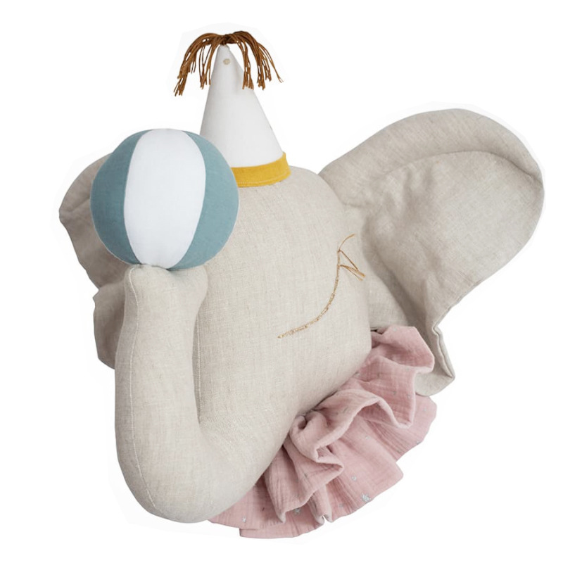 ins New Nordic Style Elephant Head Wall Decoration Home Wall Decoration Elephant Head Toy Children's Photography Props