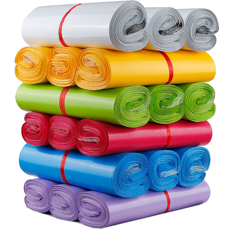 Logistics Packing Waterproof Bag Thickened Express Packing Bag Color Packing Bag White Express Bag Grey Printing
