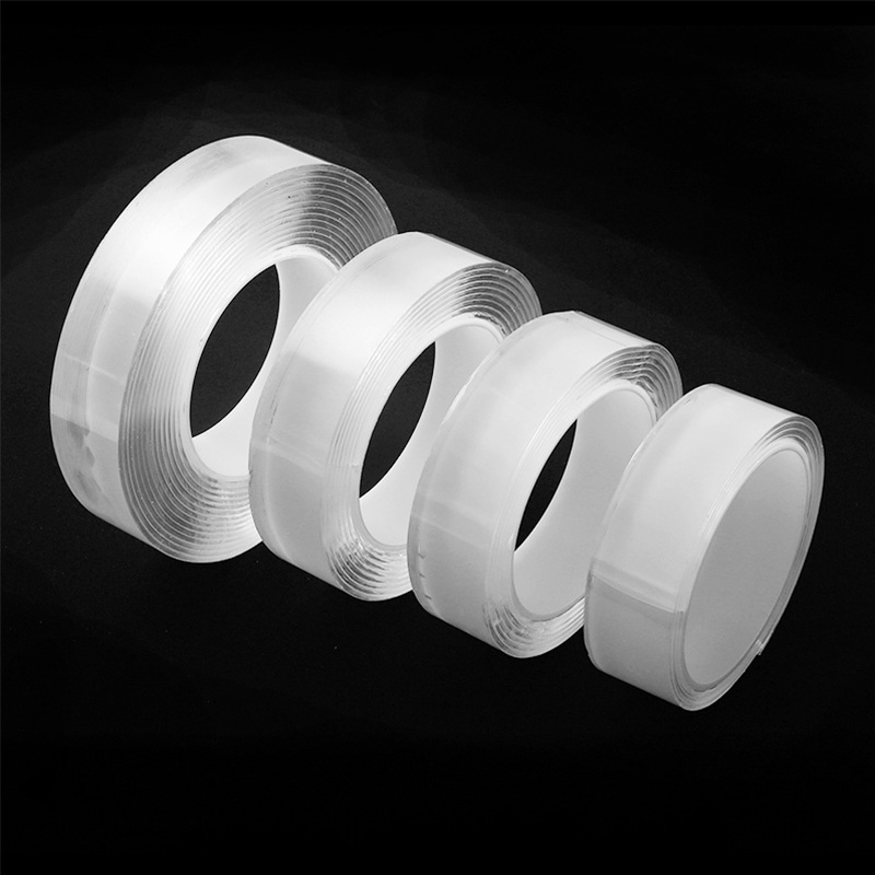 Net red with nano seamless tape Transparent Double-sided film washable