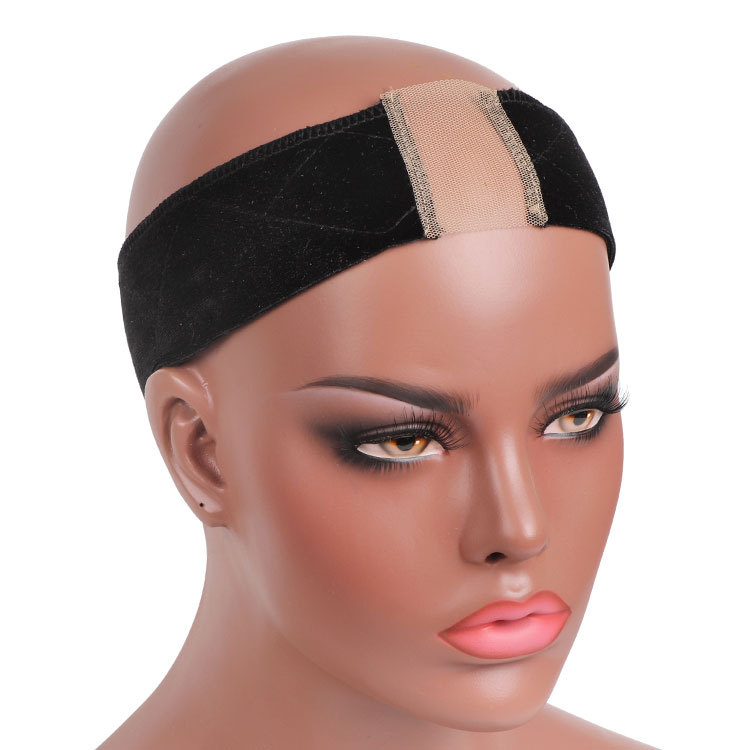 Amazon lace wig Hair band Velvet Velcro wig Fixing band lace wig grip band