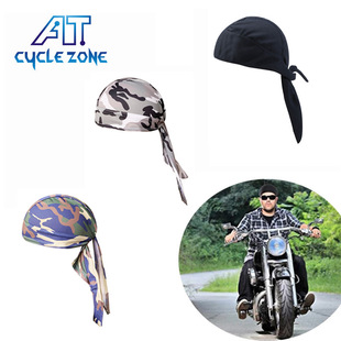 Outdoor Riding Sports Hat Sunscreen Quick-drying Pirate Hat Breathable Turban Motorcycle Small Hat Headgear Sports Soft Equipment