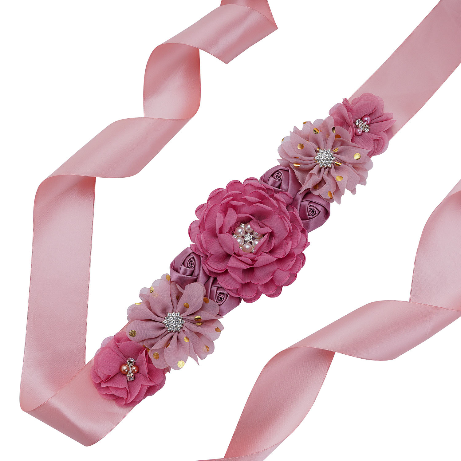 Mother-to-be baby party pregnant woman photo show rose flower belt baby shower mummy to be