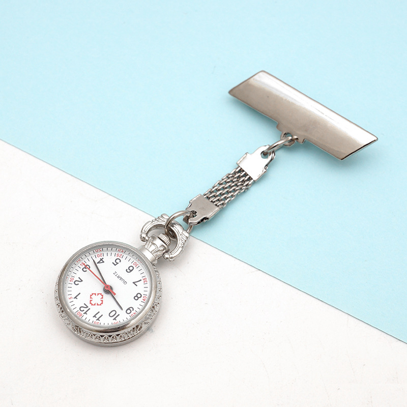 New Nurse Watch Men's and Women's Diamond Doctor Nurse Watch Fashion Portable Chest Watch Creative Fashion Women's Hanging Watch