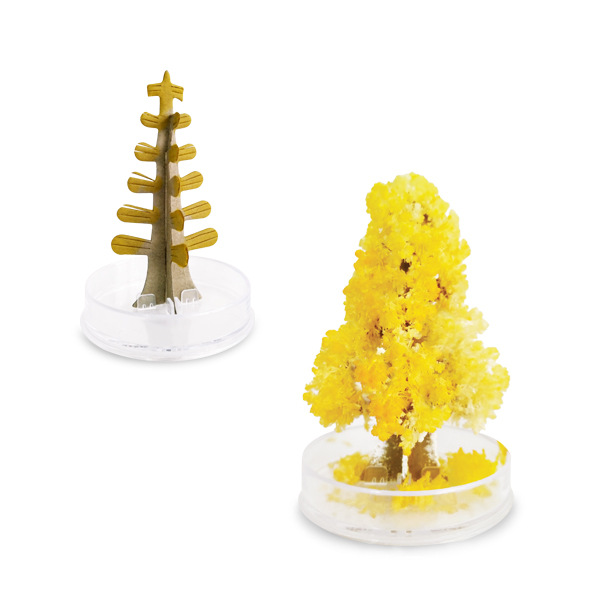 Paper Tree Blossom mini color tree green Christmas tree OPP packaging Magic Magic growth tree Christmas gift
