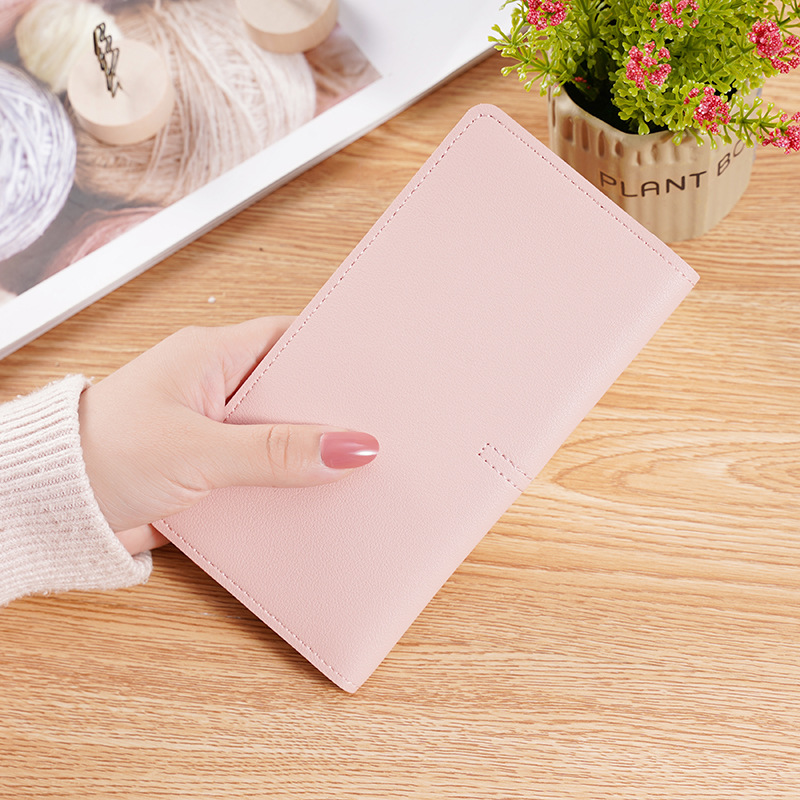 2023 New Foreign Trade Women's Wallet Long Card Holder Multi-functional Wallet Simple Clutch Multi-card Coin Wallet