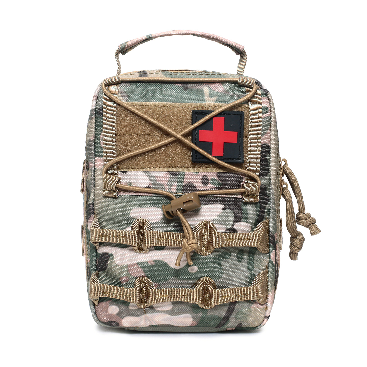 Military fan tactical bag outdoor sports medical kit camouflage waist bag mobile phone hanging bag recommendation