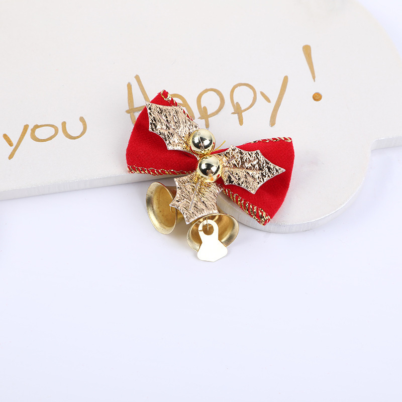 Christmas Bow Bell Christmas Decoration Christmas Tree Garland Bell Accessories Christmas Gift Box Decorations Direct Camp