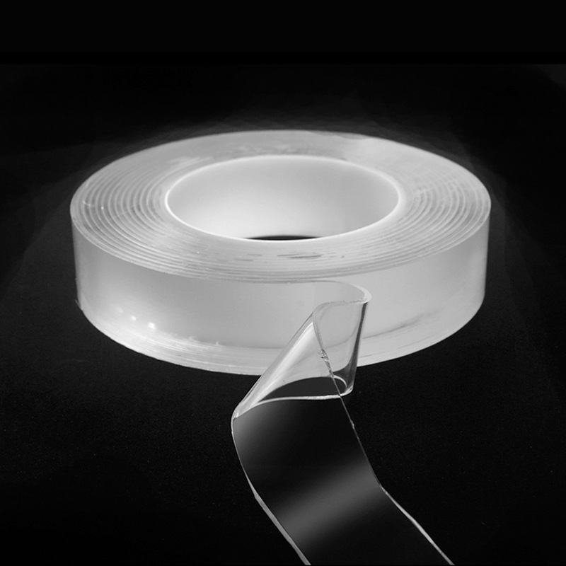 Net red with nano seamless tape Transparent Double-sided film washable
