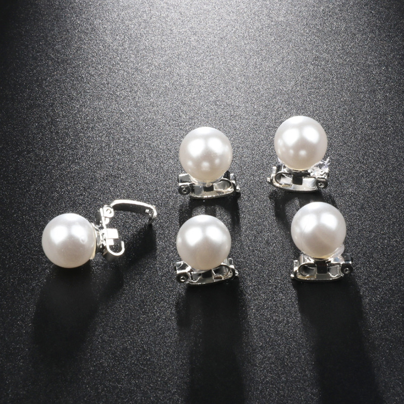 Korean Children's Pearl Rhinestone Bean Buckle Hair Clip Children's Girls' Hair Small Hair Buckle Grab Clip Baby Mini Clip