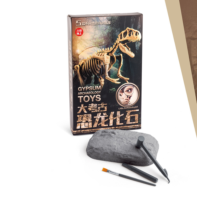 Children's Educational Early Education Toys Dinosaur Fossil Toys Archaeological Digging Dinosaur Bone Assembled Dinosaur Science and Education Toys