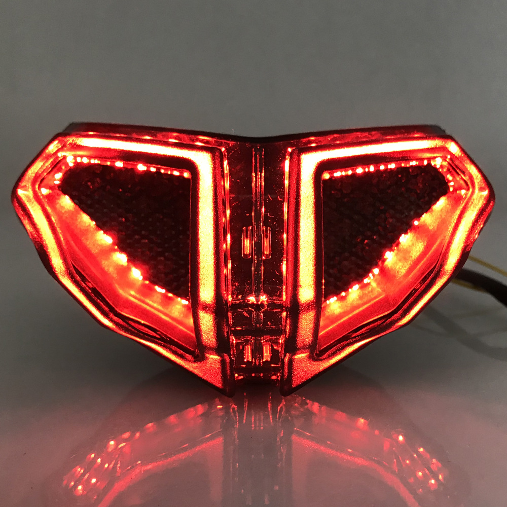 適用於DUCATI 848 1098 1198摩托車改裝件後尾燈剎車轉向燈一體燈