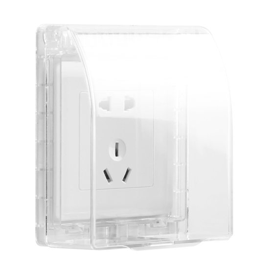86-type bathroom outdoor adhesive switch socket protective cover splash-proof waterproof box socket waterproof cover