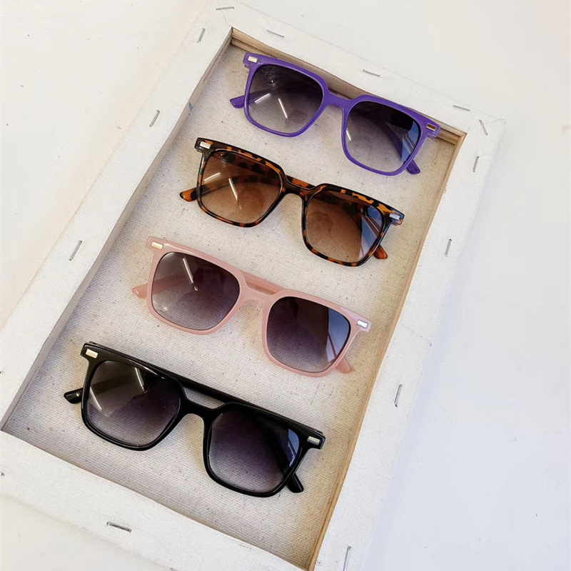 Jelly box children's sun-proof sunglasses unisex children's universal UV-proof sunglasses baby glasses Korean fashion
