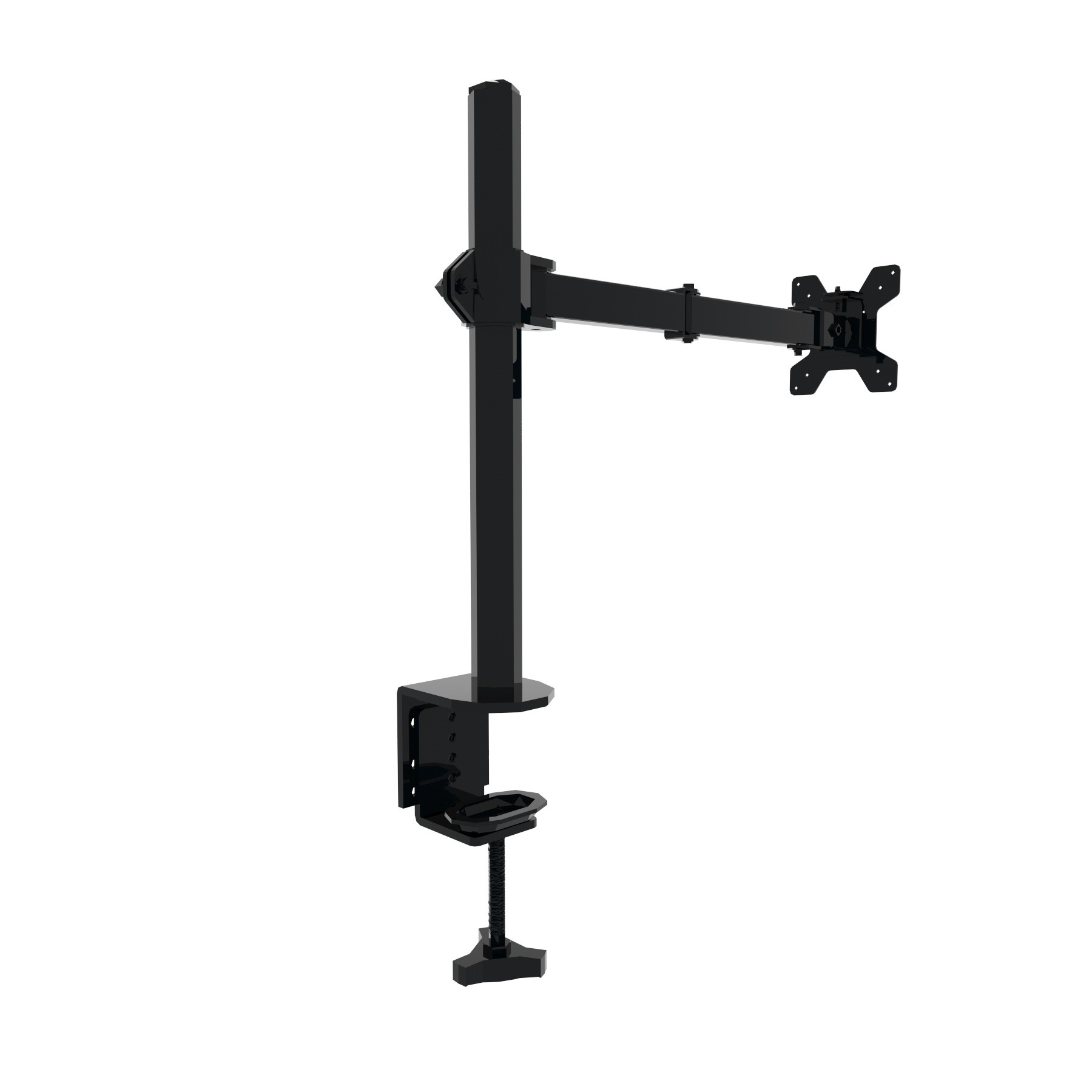 Cross-border spot fixture type dual-screen display bracket 360 Rotating desktop free-lifting display wall mount