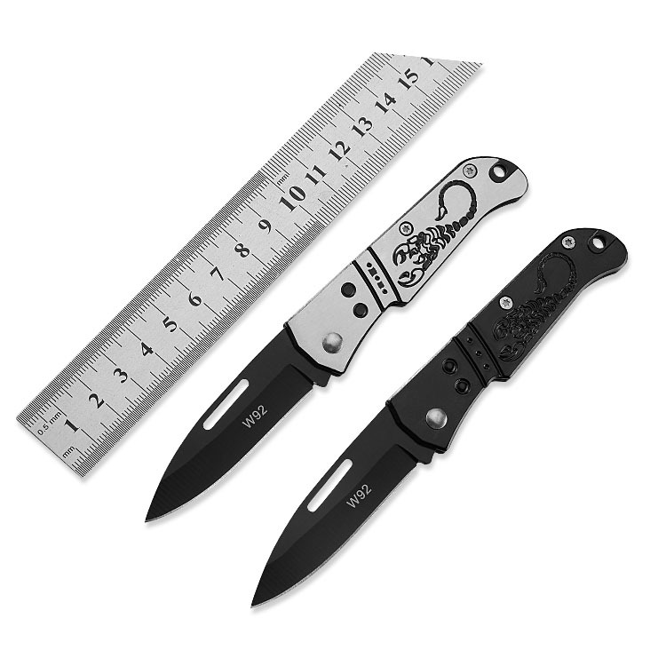 New outdoor folding knife stainless steel camping survival knife knife household fruit Mini survival outdoor knife