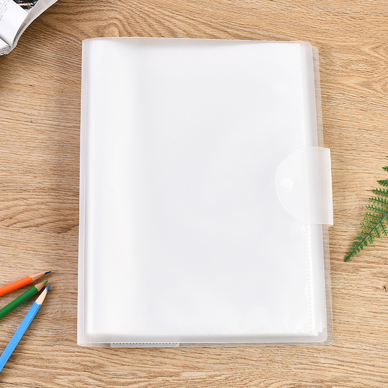 A3 clip test paper clip student folder multi-layer test paper data book volume transparent insert sorting and storage