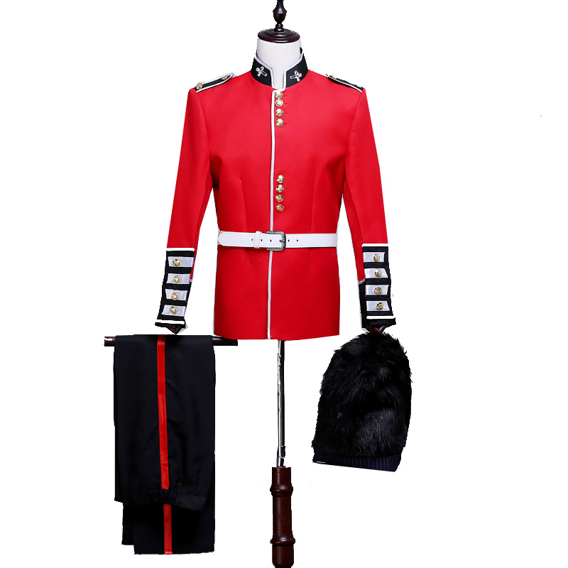 Costume Royal Dress Guard British Guard Honor Guard Prince William European Court Male Guards Soldier