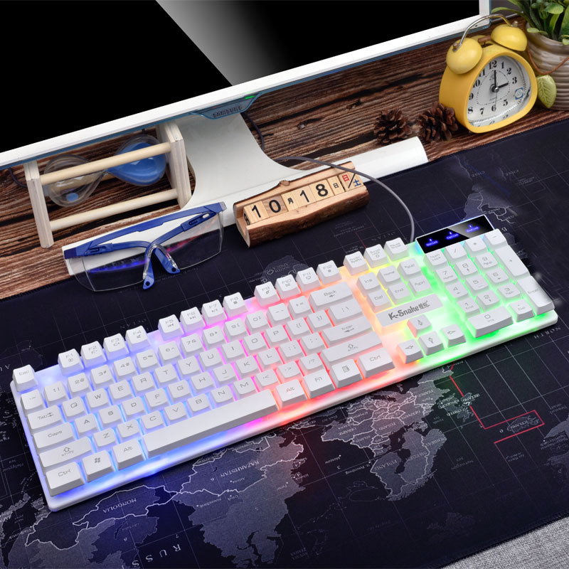 Viper K4 wired keyboard USB game backlit laptop desktop computer mute keyboard office home