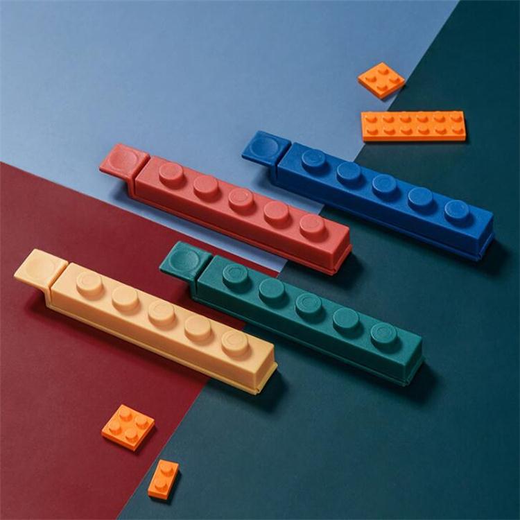 Food sealing clip building blocks creative plastic fresh-keeping clip snack bag sealed household moisture-proof multi-purpose kitchen