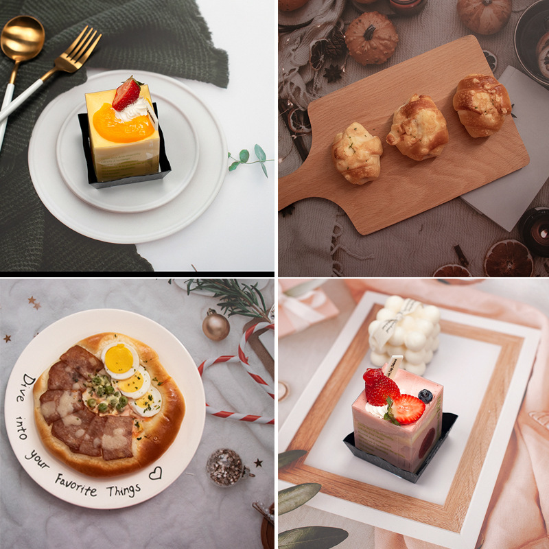 3D double-sided background paper Taobao best selling photo accessories food photography props geometric background props