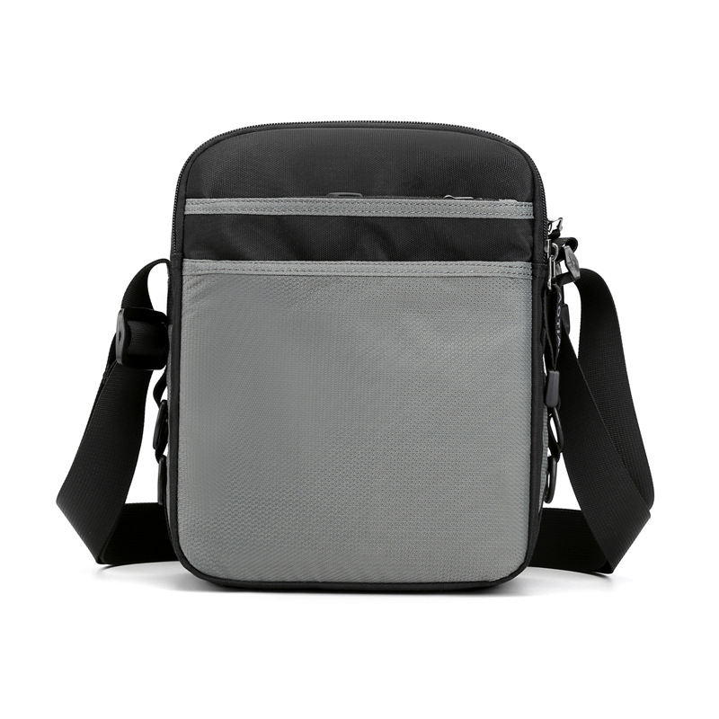 Casual Summer Men's Multi-layer Shoulder Crossbody Bag Lightweight Waterproof Oxford Cloth Korean Style Trendy Bag Sports Travel Small Bag