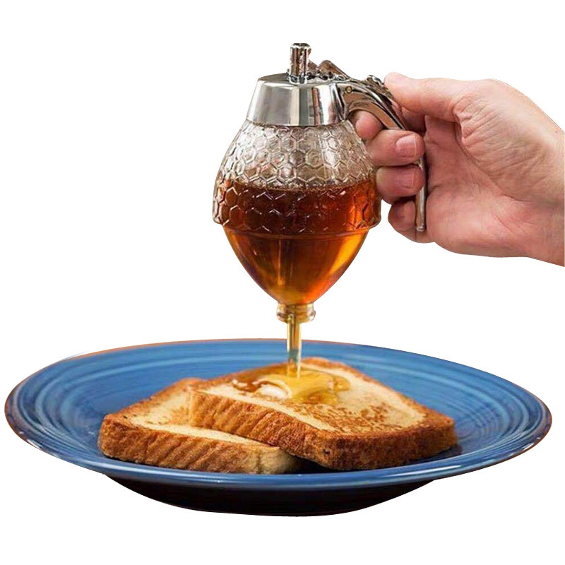 Honey dispenser syrup juice dispenser acrylic Honey syrup dispenser Honey jar
