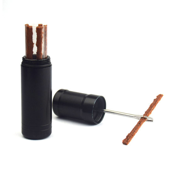 Manufacturers supply spot emergency tire repair rubber strip bicycle repair tools fork drill vacuum tire repair portable