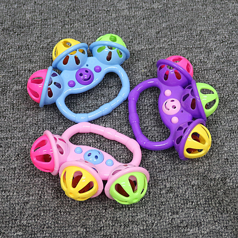 Toy hand bell 2 yuan shop hot shake Ling wholesale children's hair ring toy stall supply wholesale