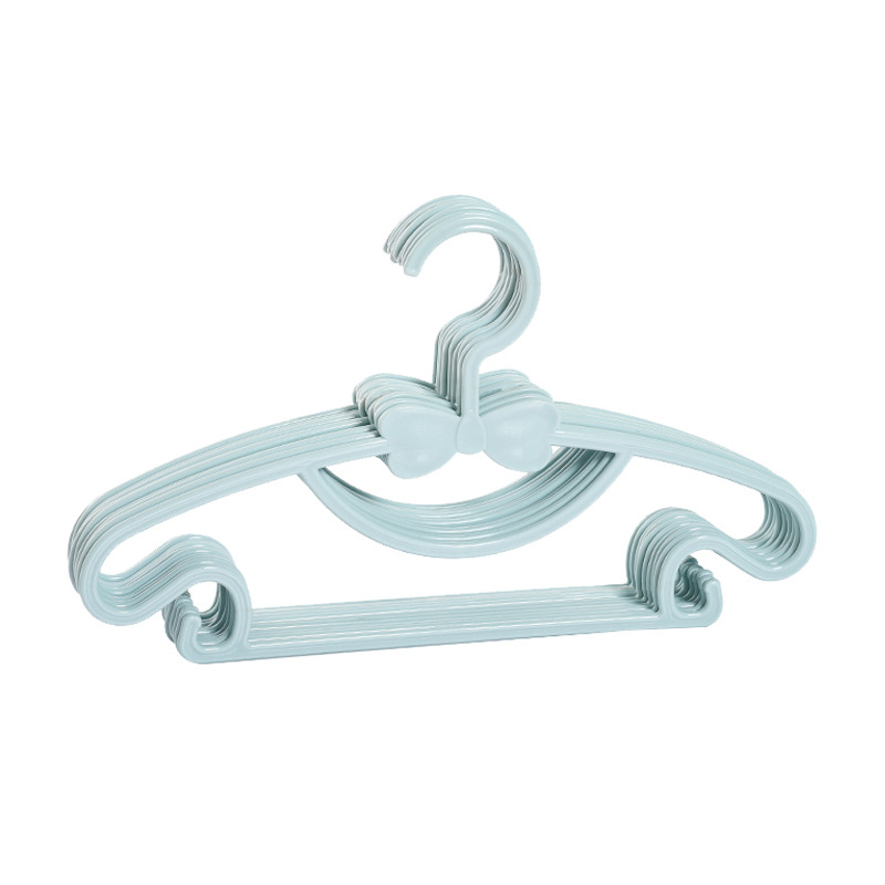 Children's clothes rack baby baby clothes rack telescopic clothes rack cute non-slip plastic seamless storage spot wholesale