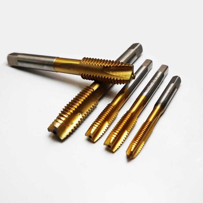 Titanium-plated US inch screw machine tap tip tap 8-32 10-24 1/4 3/8 5/16 7/16