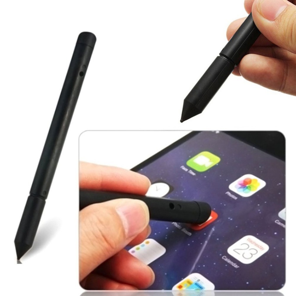 Two-in-one multifunctional touch screen universal stylus resistive capacitive pen suitable for smart phones and tablets