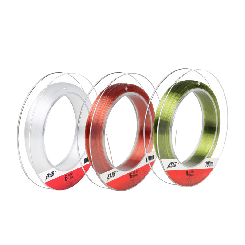 100 meters 120 meters large material line anchor fishing line green sturgeon line strong tensile giant line nylon wire fishing line