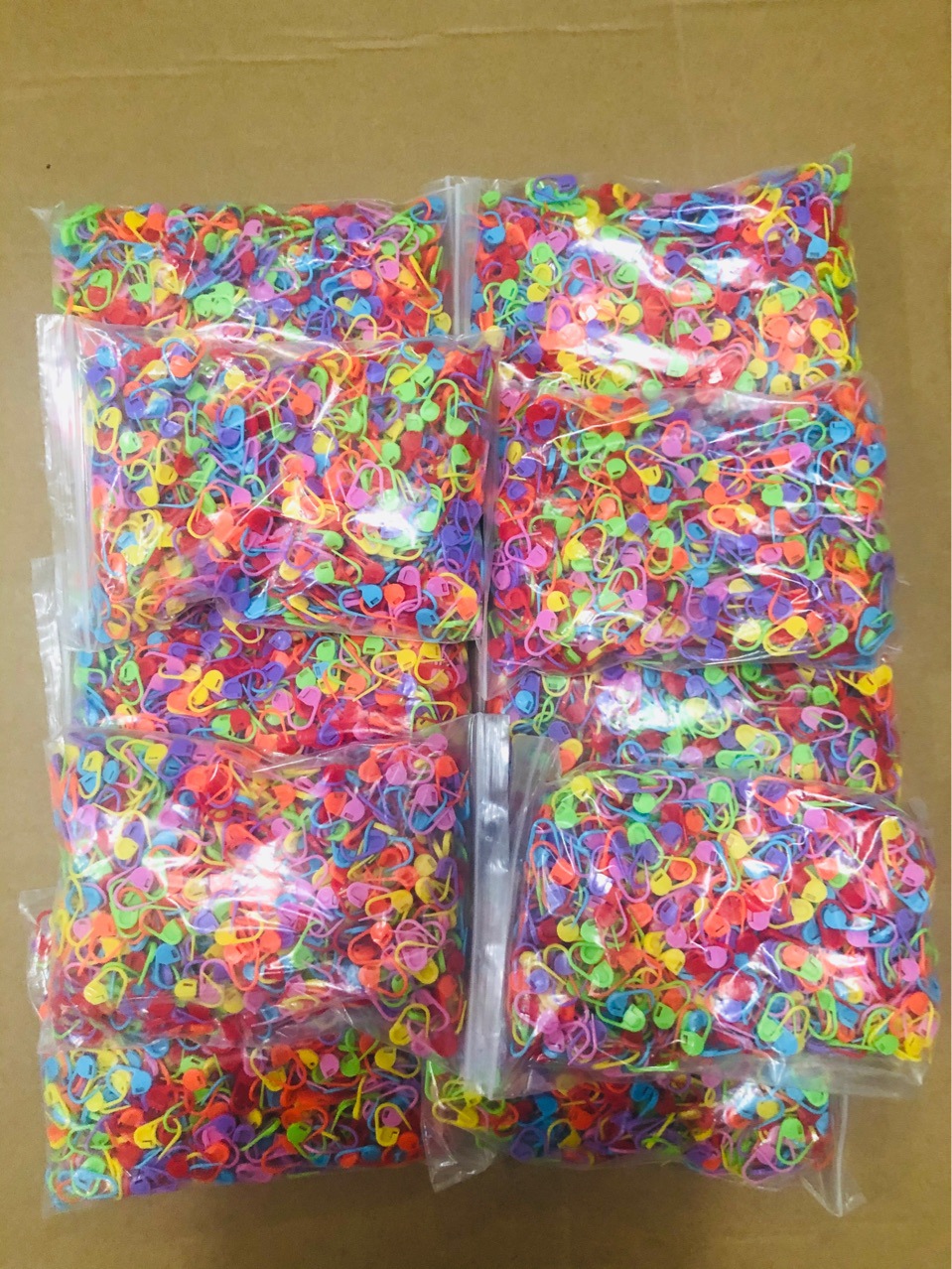 diy Knitted Handmade Mark Buckle Plastic Small Buckle Small Buckle Wool Sweater Knitting Tools Plastic Positioning Buckle