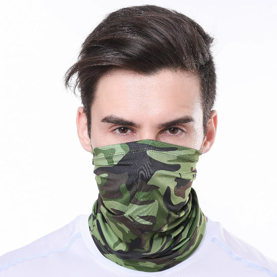 Amazon cycling sun mask men and women sports cycling ice silk scarf fishing windproof bicycle Scarf mask