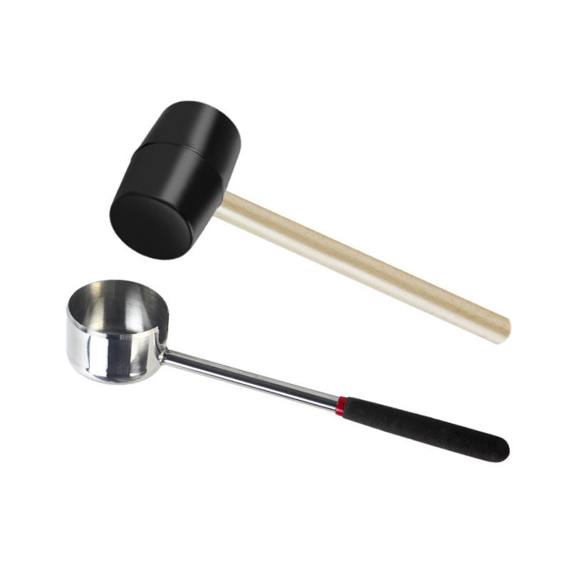 Factory Direct supply stainless steel coconut opener coconut shell opener coconut knife tool coconut green punch in stock