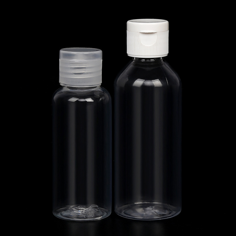5ml 10ml 20ml 30mlカバー透明プラスチック瓶乳液瓶蝶蓋分注瓶|undefined