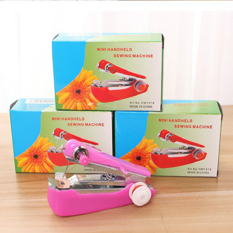 Household handheld portable mini manual sewing machine handheld pocket outdoor travel cross-border small sewing machine