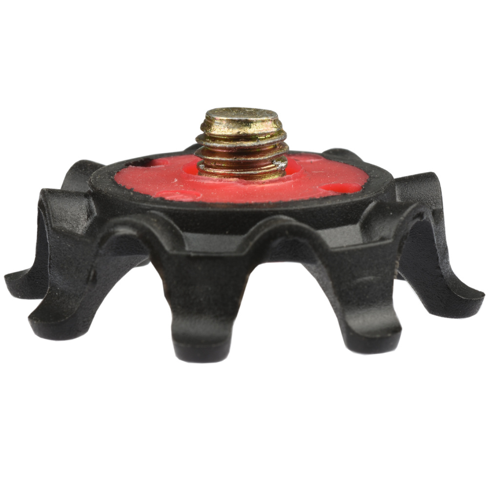 Eight-claw golf shoe nail screw type golf shoes shoe nail movable nail detachable thread shoe nail black and red