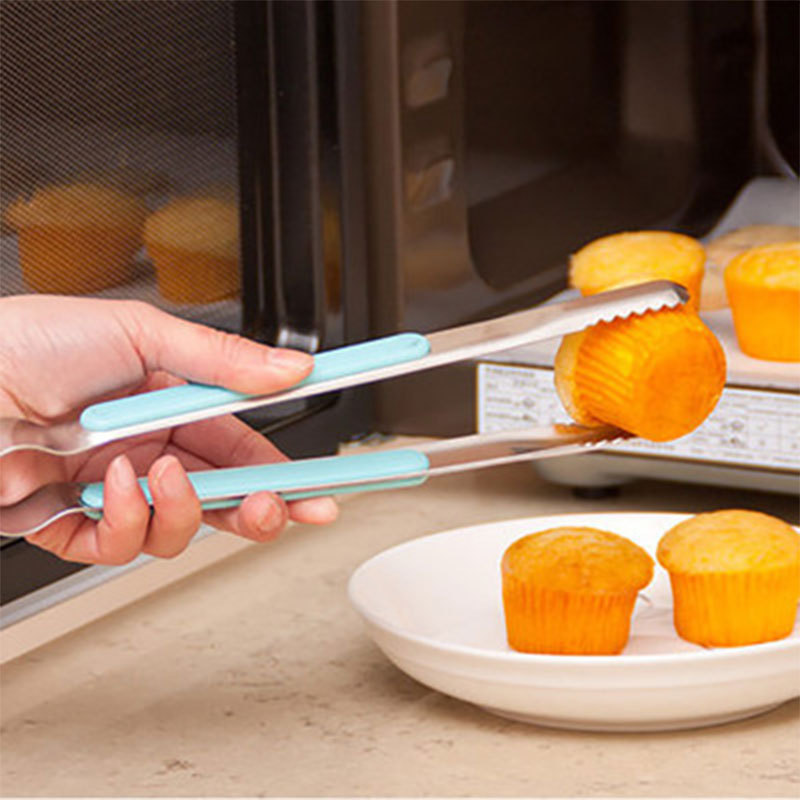 Factory direct barbecue food clip Korean barbecue clip baking food bread clip stainless steel steak clip
