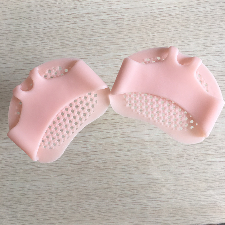 Factory Direct Silicone Forefoot Pad Honeycomb Pad Women's High Heels Sandals Anti-wear Foot Reduced Size Insoles