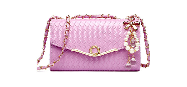 Bag women's 2024 new wave Korean fashion rhombus chain bag small square bag shoulder messenger bag a generation of hair