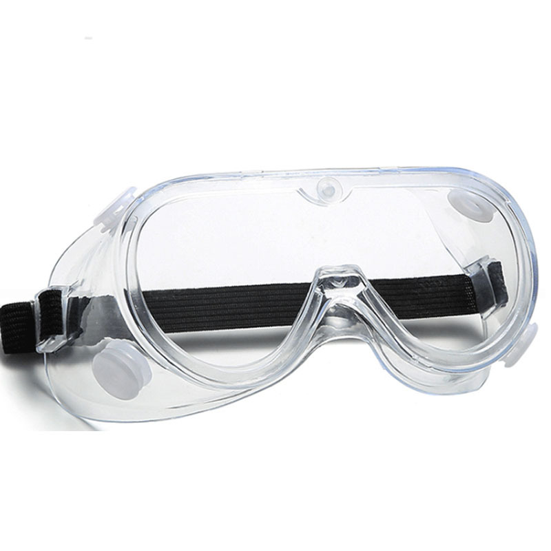 Four-bead Windproof Goggles Anti-fog Cycling Ski Dust-proof Anti-spit Anti-splash Transparent Safety Glasses