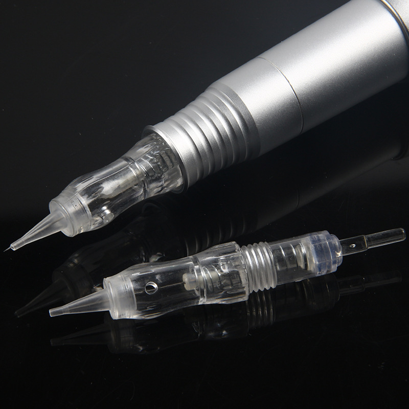 Black Pearl Needle Sketching Instrument Full Throwing Machine Needle Eyebrow, Eye and Lip Universal Screw Full Throwing Integrated Tattooing Needle
