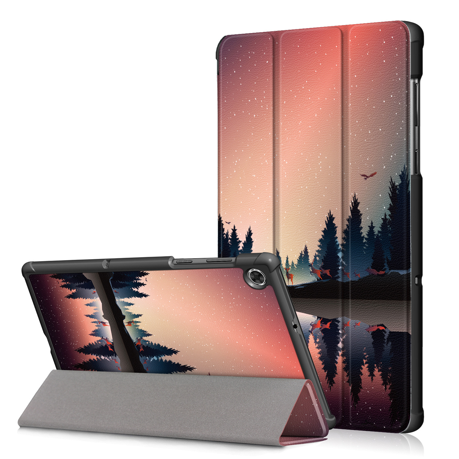 For Lenovo protective case Tab M10 FHD Plus flat leather case M10 TB-X606F/X anti-drop case