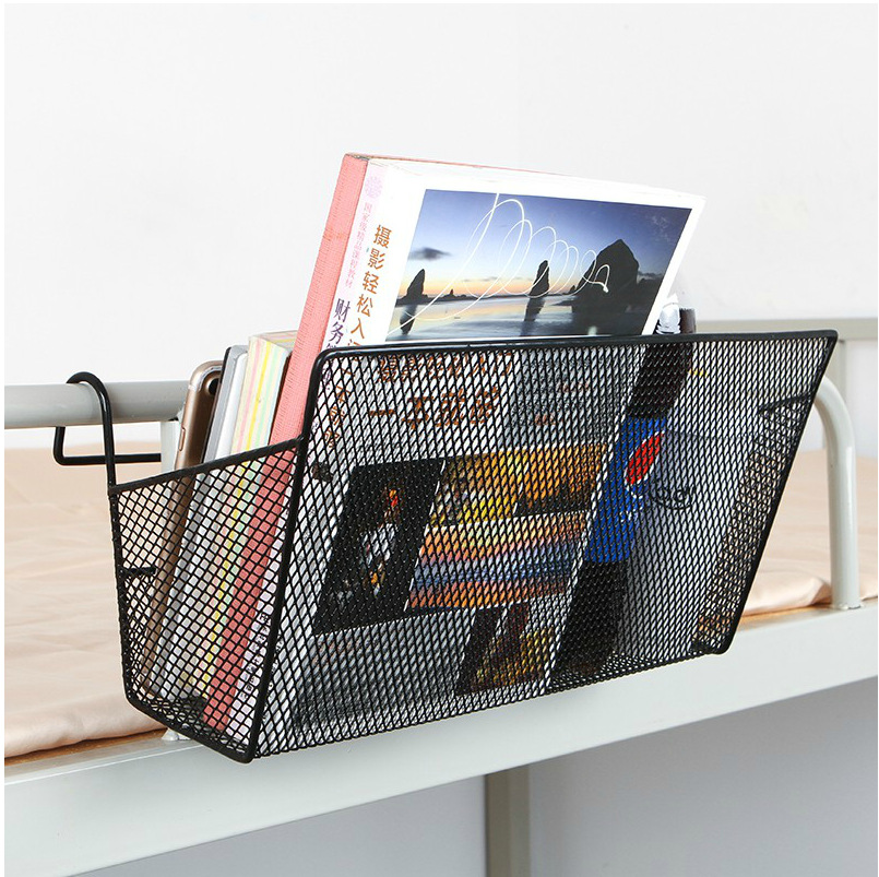 College Students' Dormitory Artifact Upper Bed Bedside Bedside Storage Rack Bedside Dormitory Hanging Basket Hook Female Dormitory