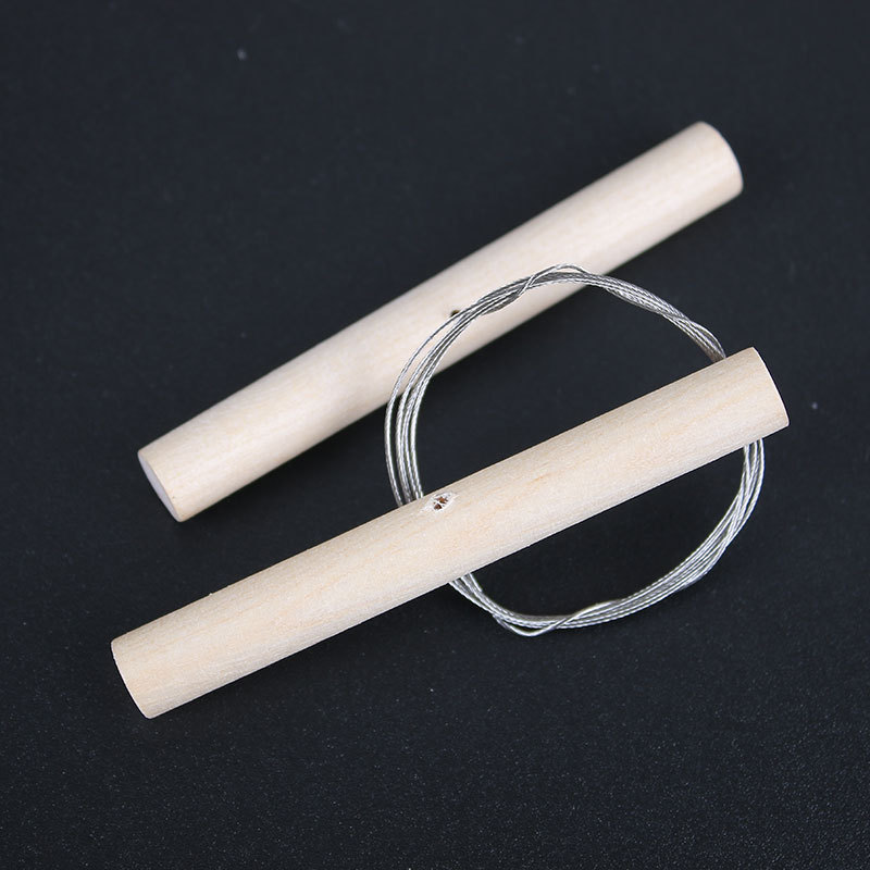 Steel wire cutter cutting mud line art clay ceramic sculpture cutting tool