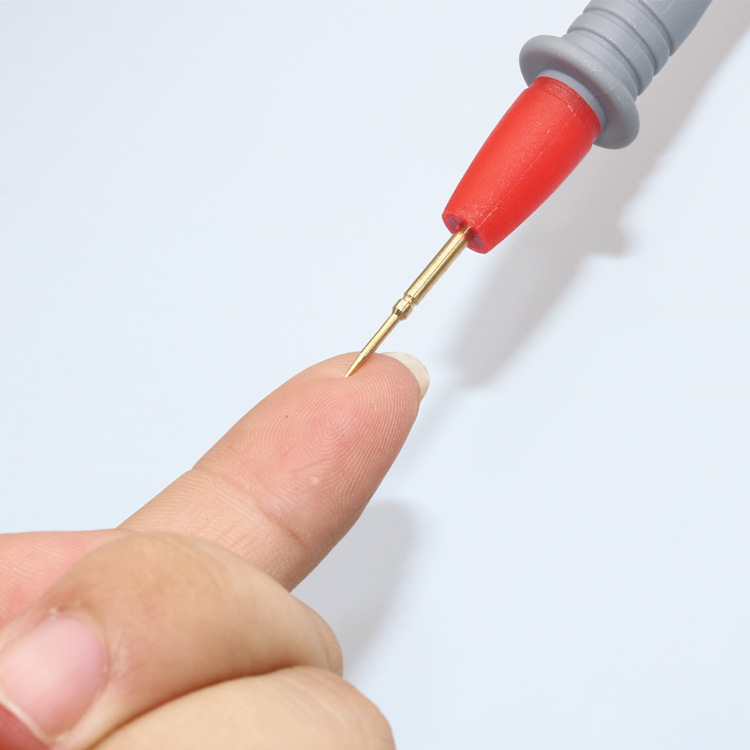 Multimeter Pen Silicone Wire Special Tip Pen Thin Tip 20A Gold Plated Copper Pin Multimeter Test Line